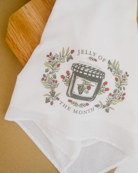 Jelly of the Month Holiday Tea Towel