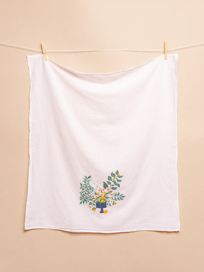 Winter Bouquet Tea Towel