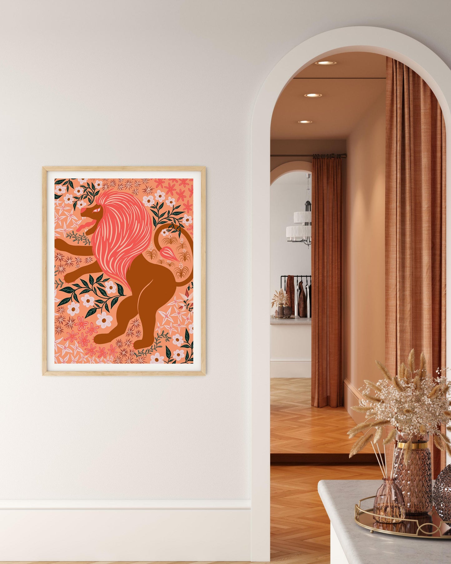 Roaring Lion Giclee Print