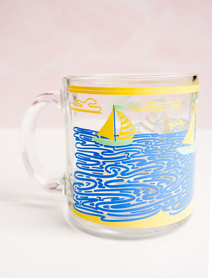 Sail Away Glass Mug
