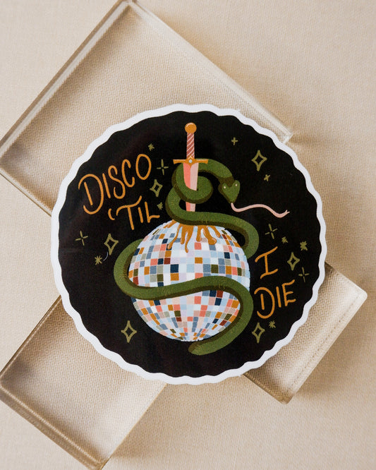 Disco Till I Die Sticker