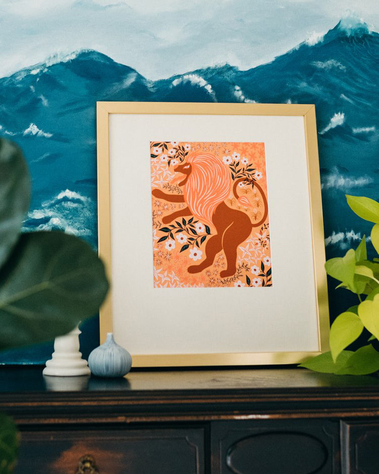 Roaring Lion Giclee Print