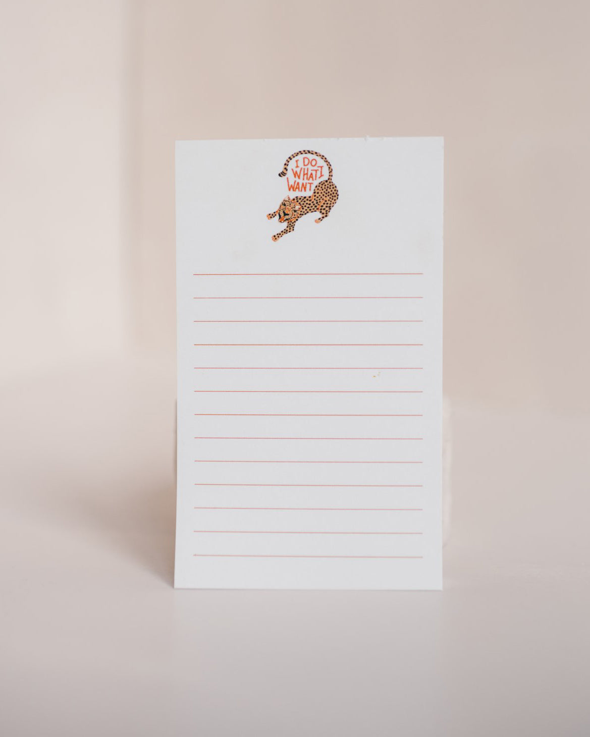 I Do What I Want Notepad