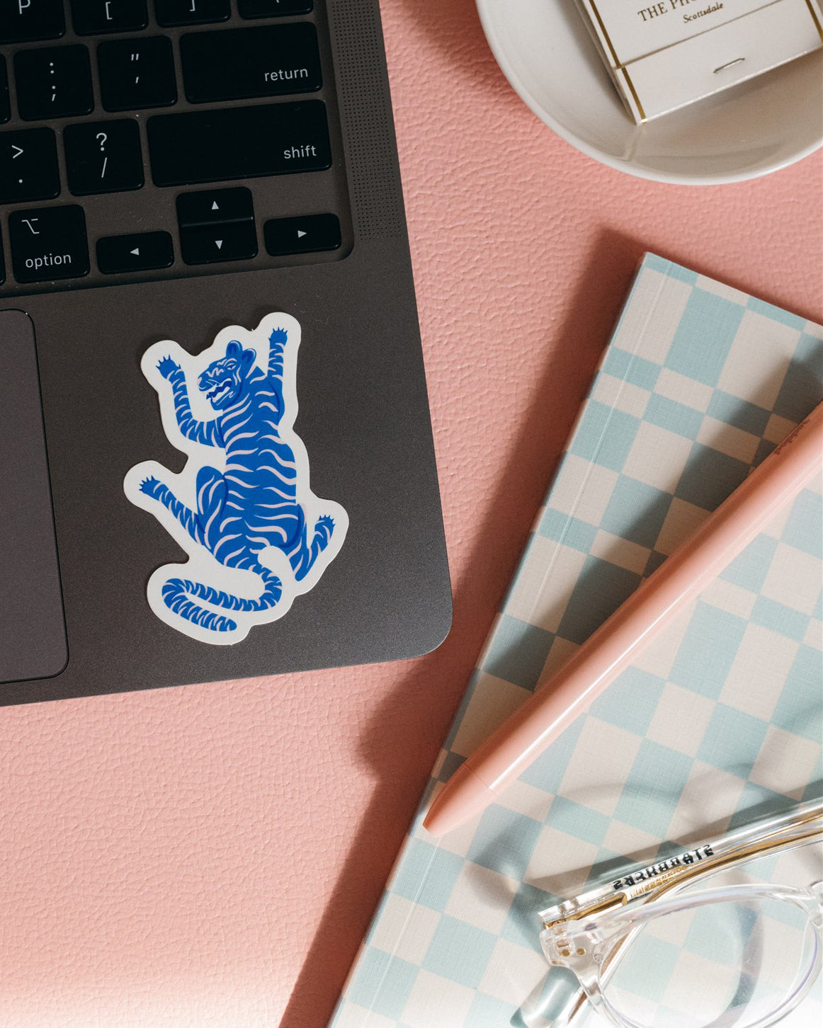 blue tiger sticker