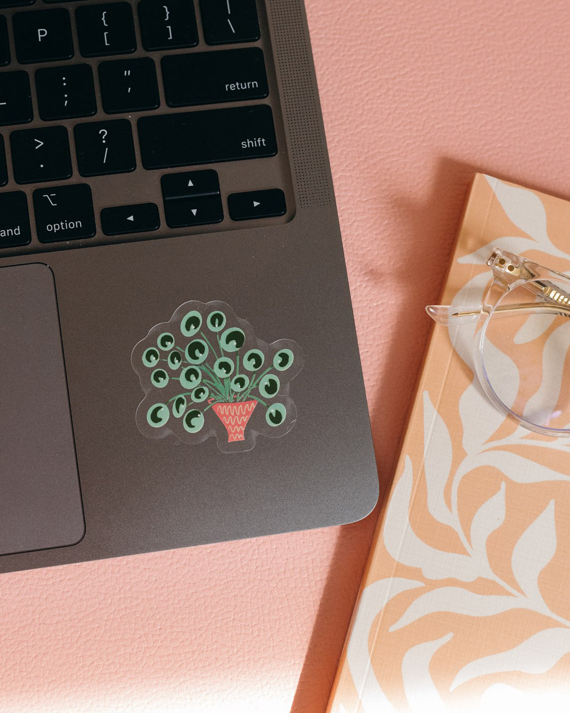 Pilea Transparent Sticker