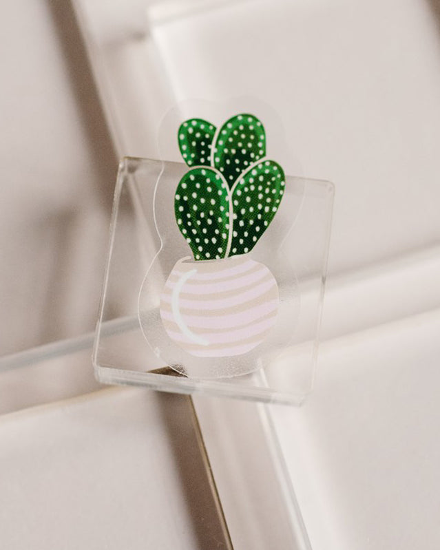 Cactus Transparent Sticker