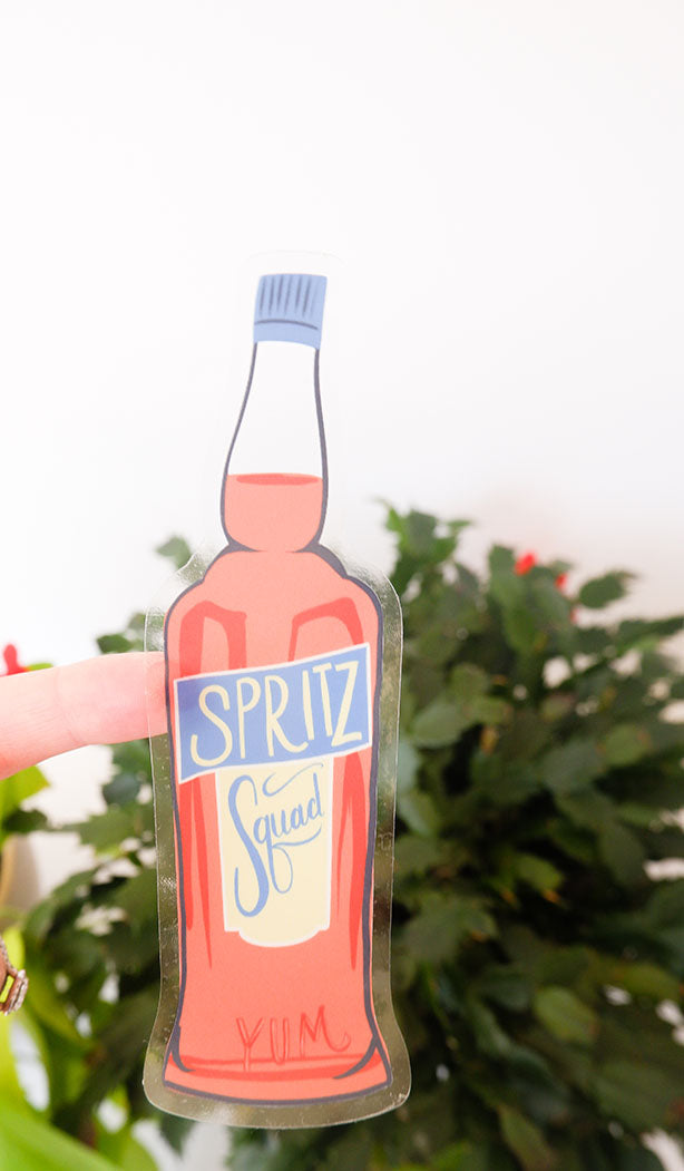 Spritz Squad Clear Sticker – One and Only Paper