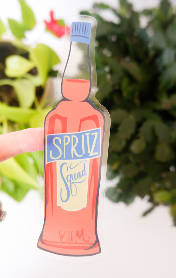 Spritz Squad Clear Sticker – One and Only Paper