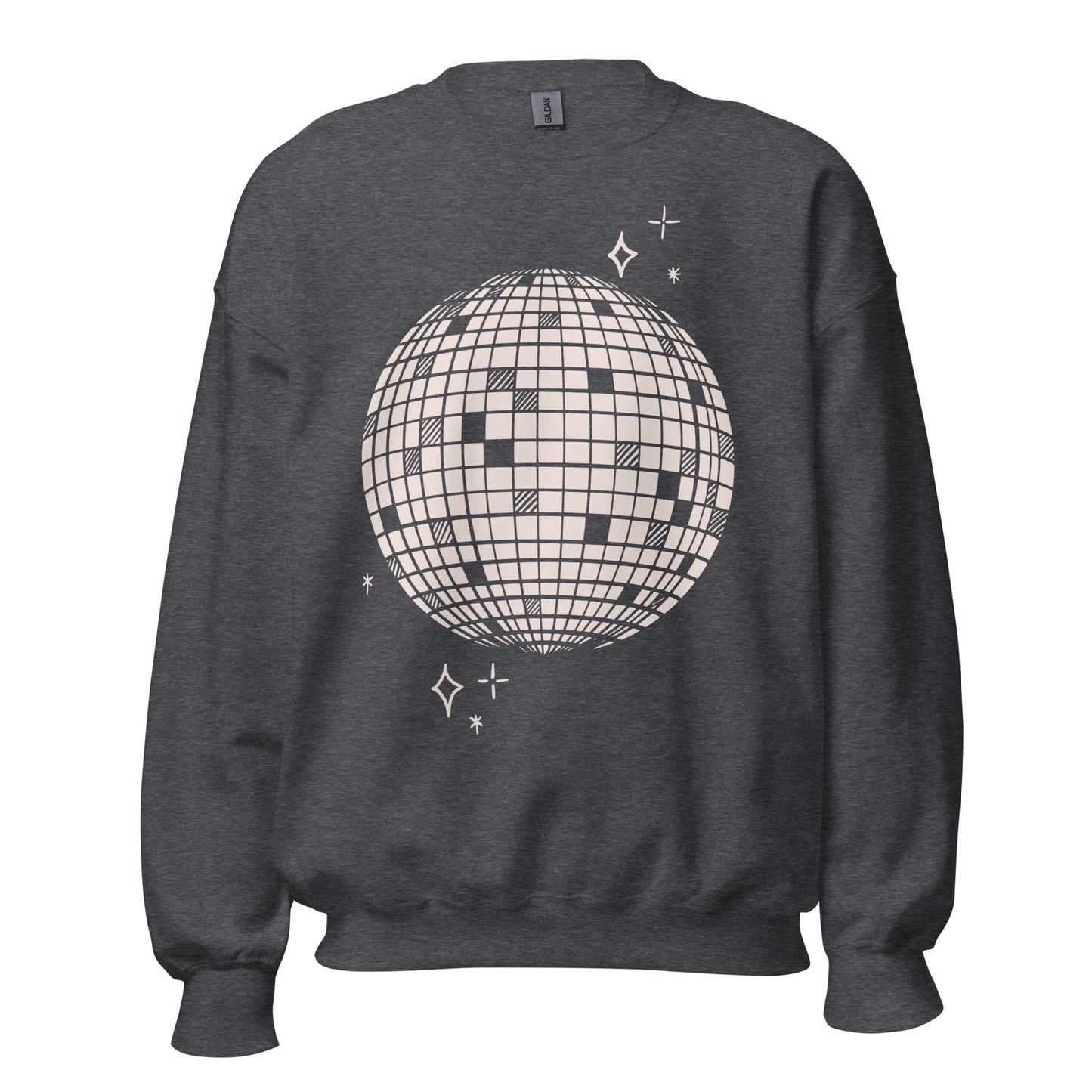 Disco Ball Sweatshirt in Cream