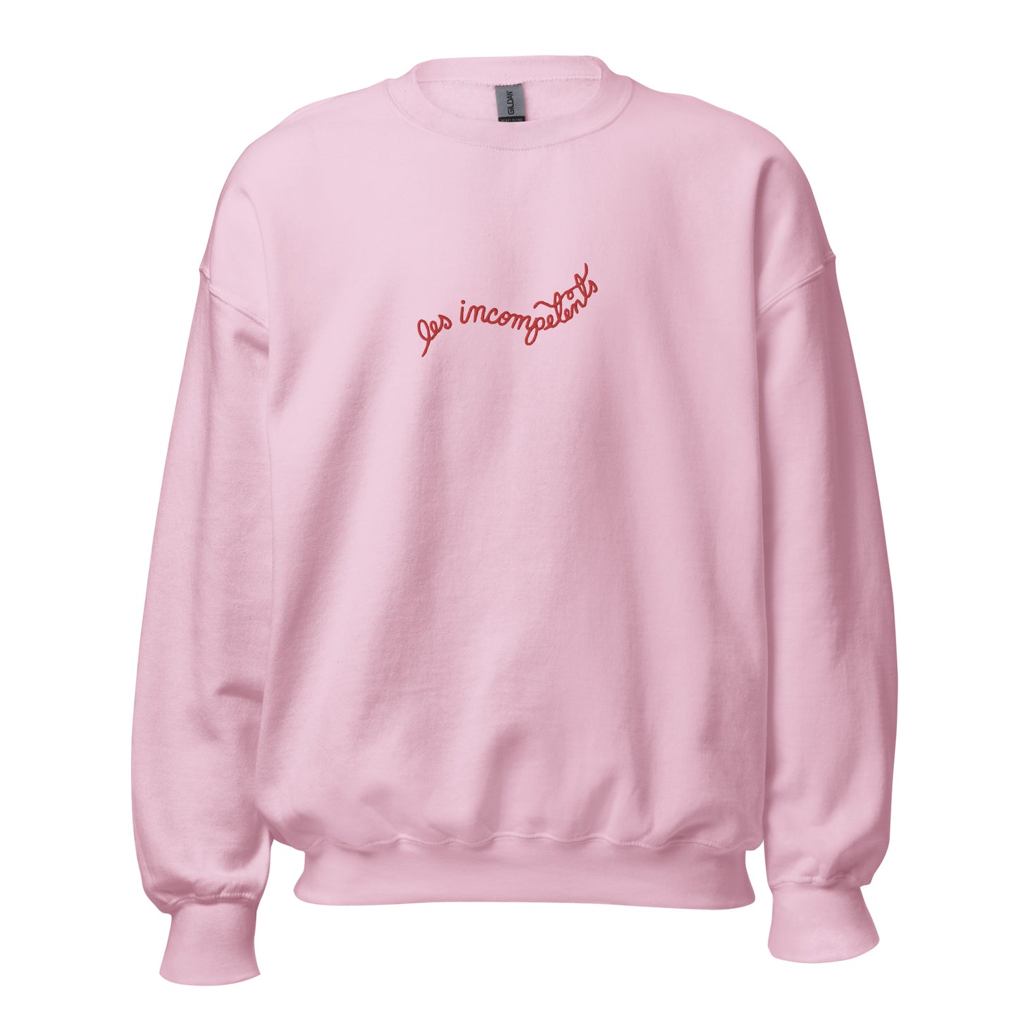 Les Incompetents Sweatshirt in Red Embroidery