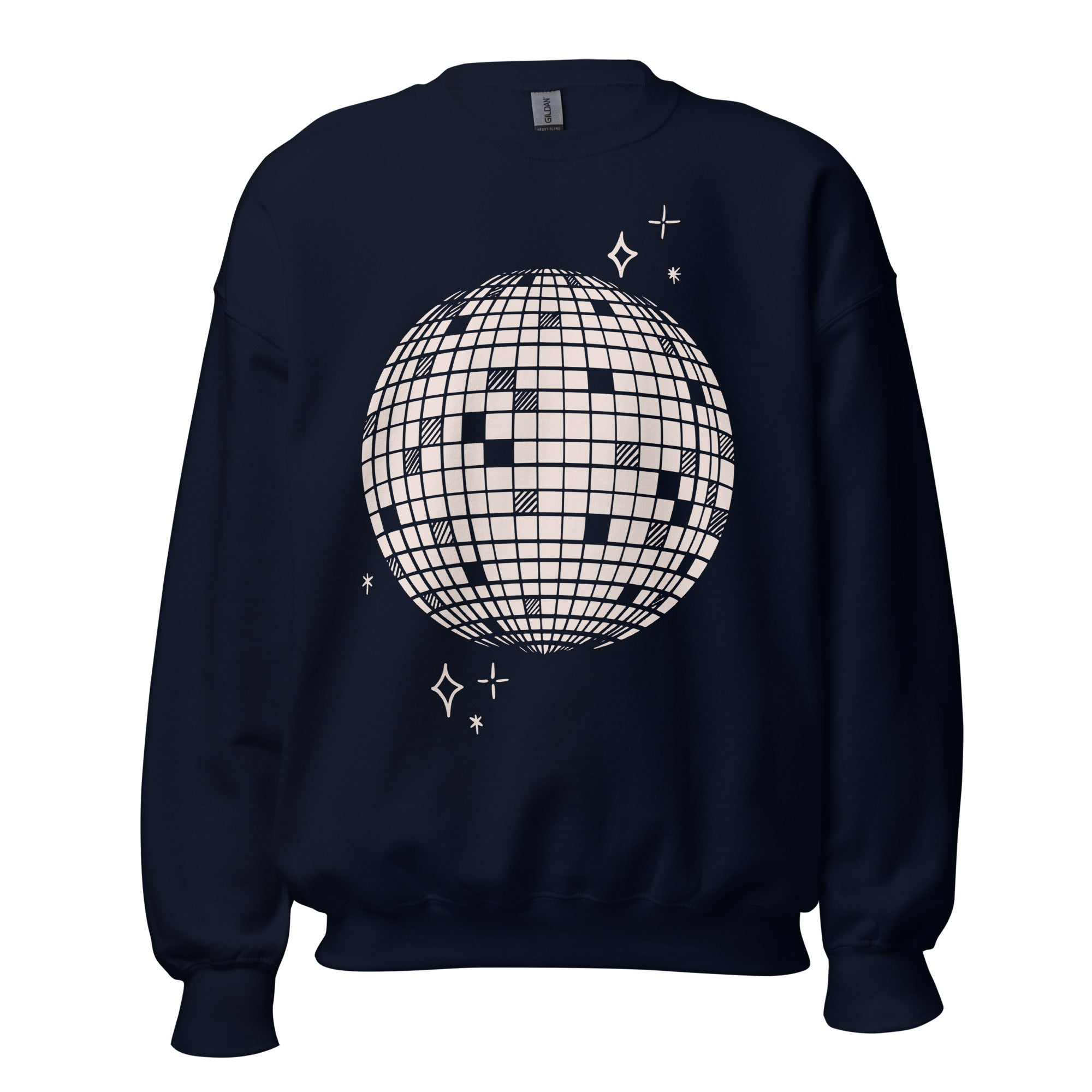 Disco Ball Sweatshirt in Cream